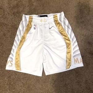 Dallas Mavericks Nike White 2020/2021 City Edition Swingman Shorts